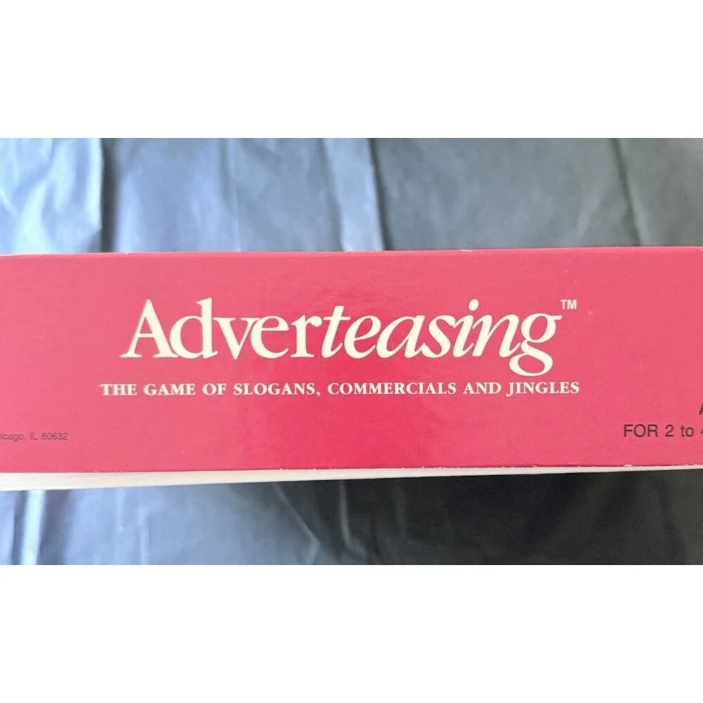 Vintage 1988 Adverteasing The Game of Slogans Commercials & Jingles Complete